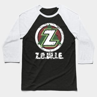 Zowie! It's in Like Flint (distressed version) Baseball T-Shirt